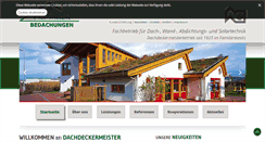 Desktop Screenshot of hartnack-bedachungen.de