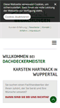 Mobile Screenshot of hartnack-bedachungen.de